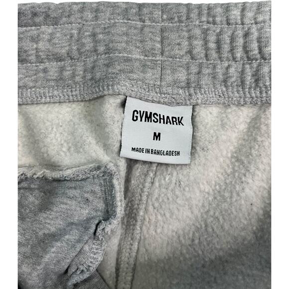 Gymshark Jogger Pants Mens Medium Gray Fleece Athletic Training Lounge Gym - Picture 3 of 12